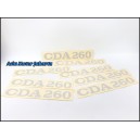 Sticker Tulisan CDA260 - Ornament Truk Nissan