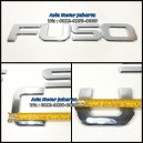 Emblem Logo Tulisan FUSO Chrome - Truck Fuso 6d22 - 8dc9