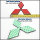 Emblem Logo Tiga Berlian - Mitsubishi Fuso Fighter Ps190